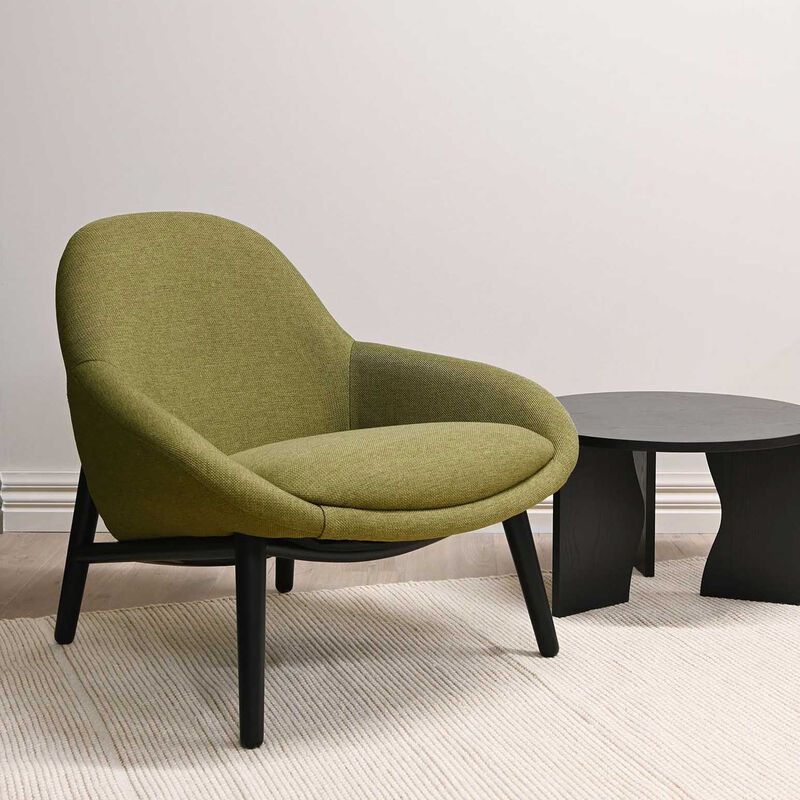 The Perrie Chair - Basket Texture Green Fields image number 1